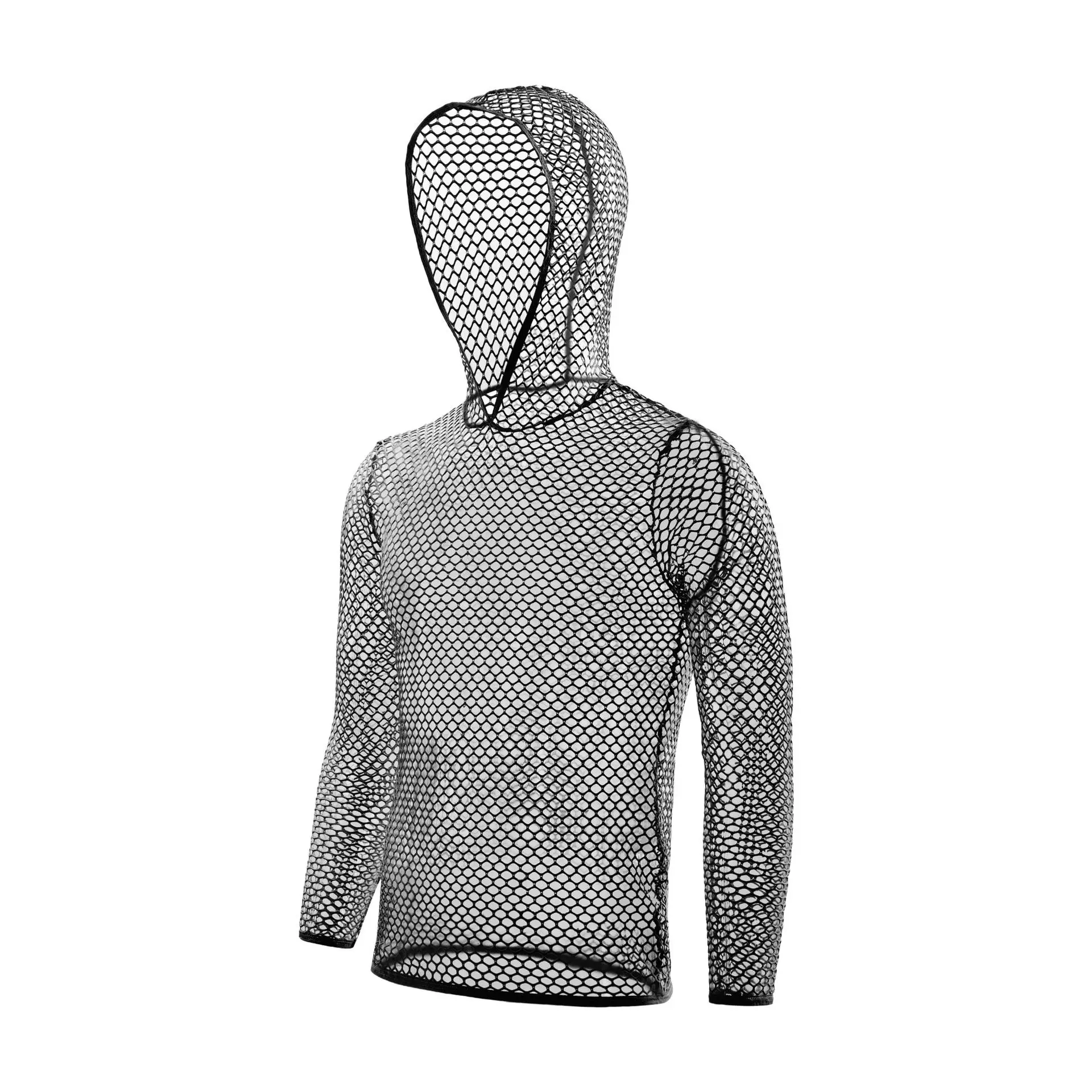 2021 New Style Transparent Mens Fishnet Sexy Underwear Set