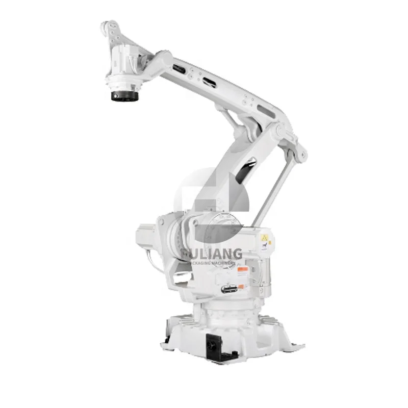 Fully automatic robot palletizing machine plastic bottle bag carton box robotic palletizer