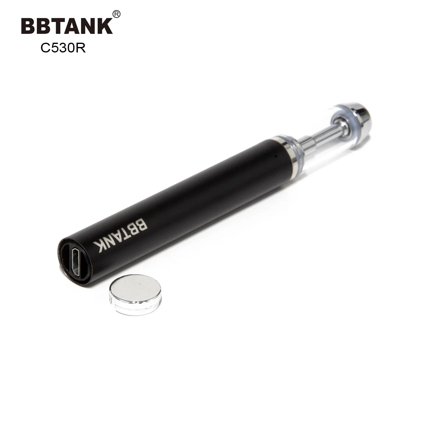 BB TANK лучший круглый 1 мл вейп-ручка C530RB стеклянный резервуар керамические перезаряжаемые электронные сигареты CBD