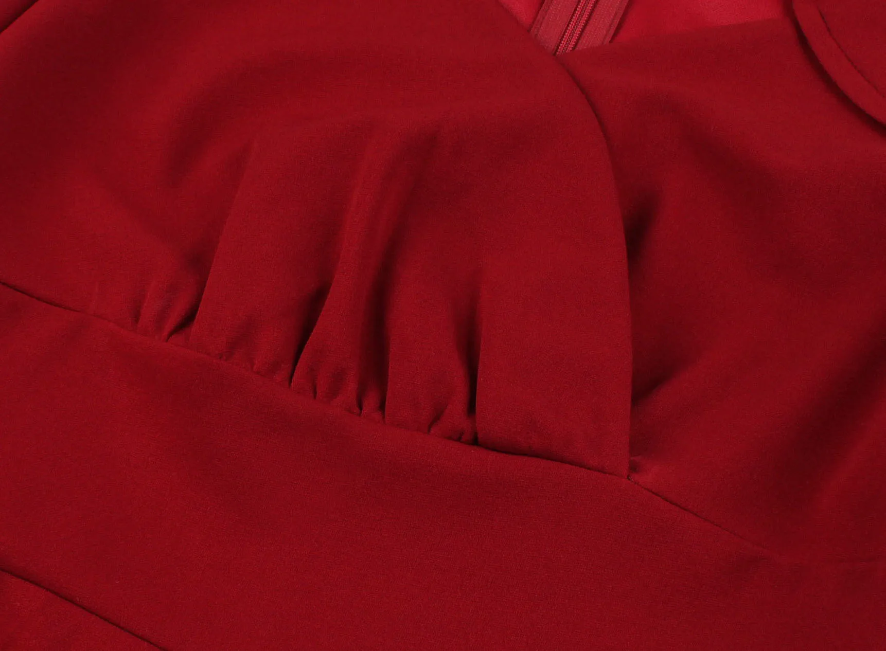 Elegant Party Red Dress VD2239 2021 Autumn New A Line V Neck Women 50s Vintage Dresses