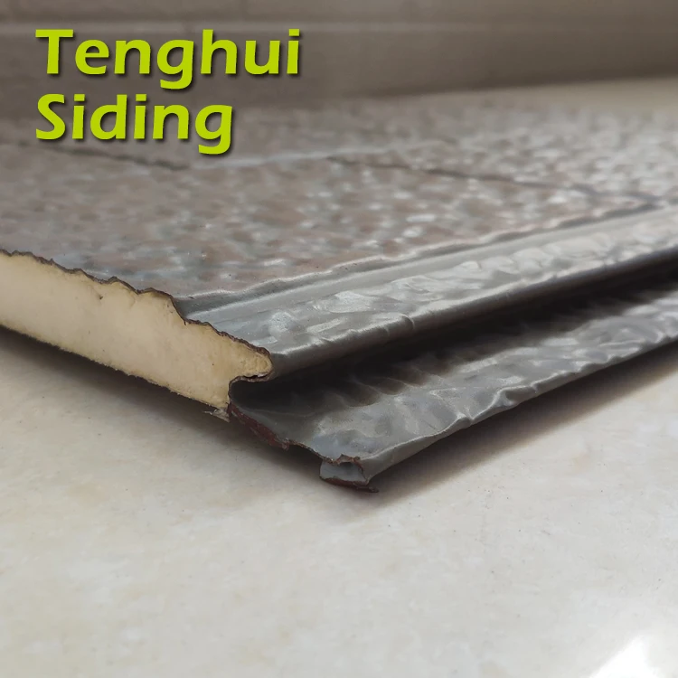 Polyurethane Foam 3d Wall Decorative Panel Making 16mm Prefab Fireproof Sandwich Panels