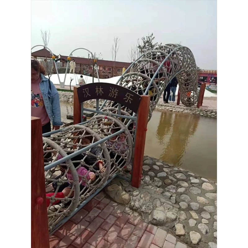 Playground Net Climb Tunnel Net Bridge Tunnel Crawl Tunnel For Kids