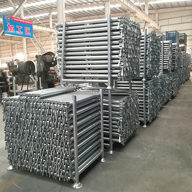Hot Dip Galvanized Steel  Ring lock scaffoldings system ledger for construction