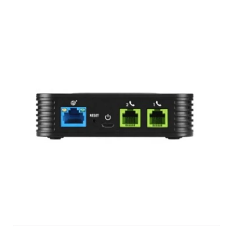 Оригинальный Новый Легко съемный оснащенный 2 портами FXS VoIP шлюз