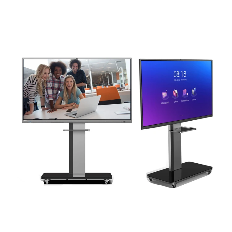 86 inch large size 4K full hd video wall touch screen control intercaticve smart whiteboard price lcd display panel