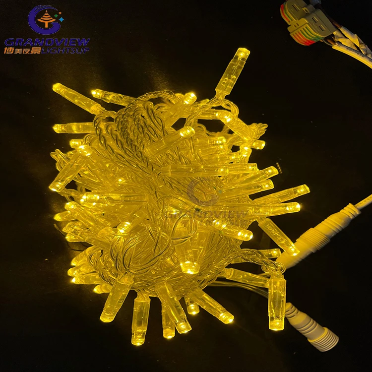 IP67 Rubber Cable White Color Christmas LED String Fairy Light For Christmas Lights