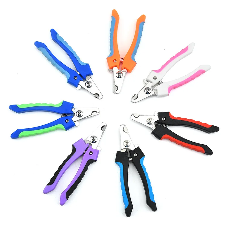 Factiry Direct Stainless Steel Pet Nail Scissors Dog Trimmer Grooming Tools Cat Dog Nail Scissors