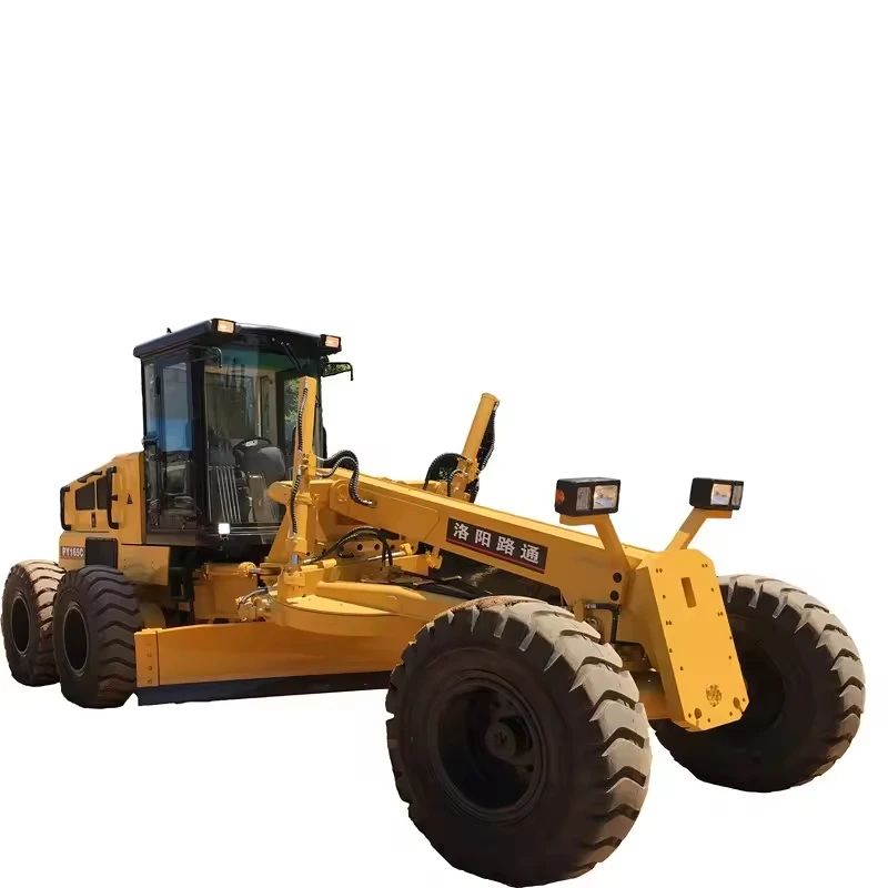 Грейдер для дорожного мотора 165HP 180HP 220 л.с. грейдер PY165C горных работ с лезвием и рыхлителем продажи