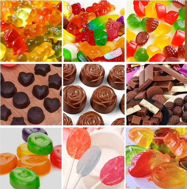 Hard Lollipop Soft Fruit Jelly Fish Shape Die Form Production Candy Make Machine Full Automatic