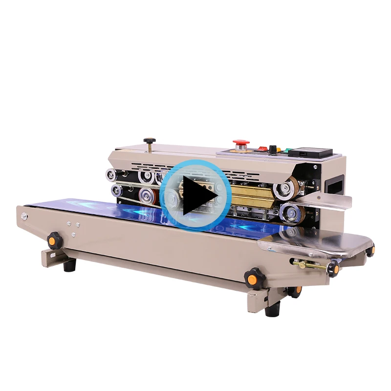 FR 770  continuous bag sealing machine band sealer horizontal vertical  bag sealer heating foil pouch bag sealer