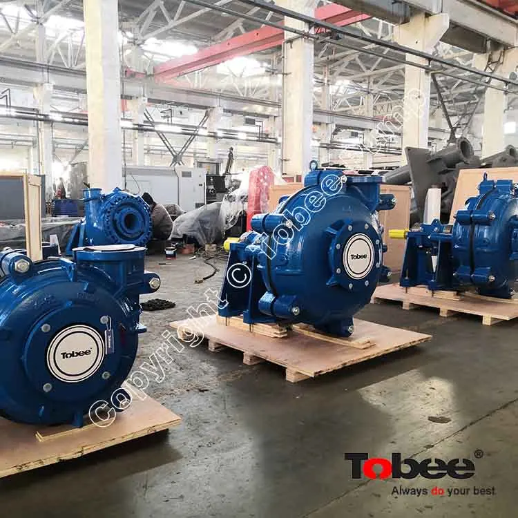 Tobee 8/6E-THR Rubber Lined Slurry Pumps Centrifugal Mining Slurry For Mining