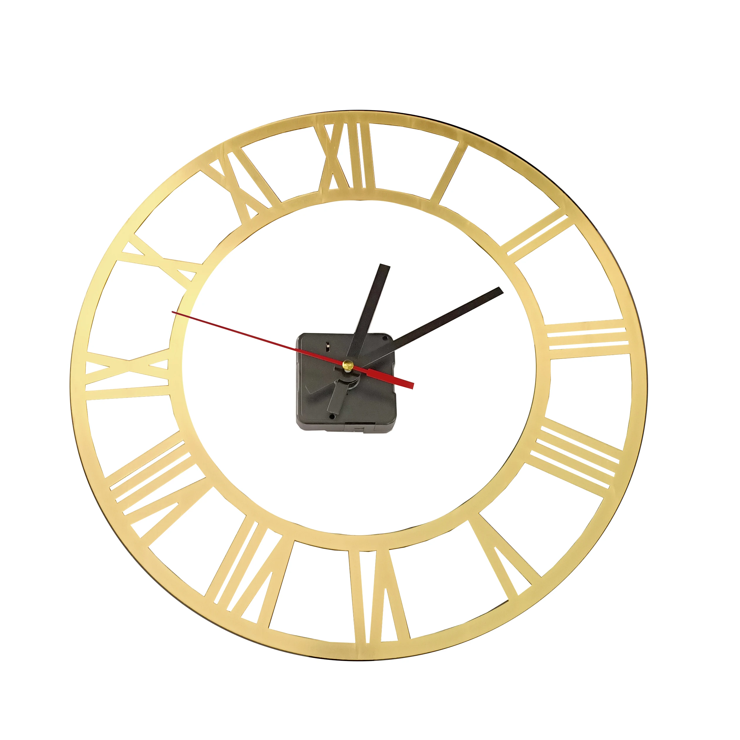 Diy Wall Clock Modern 3d Wall Clock With Mirror Numbers Stickers For Home Office Decorations Gift
