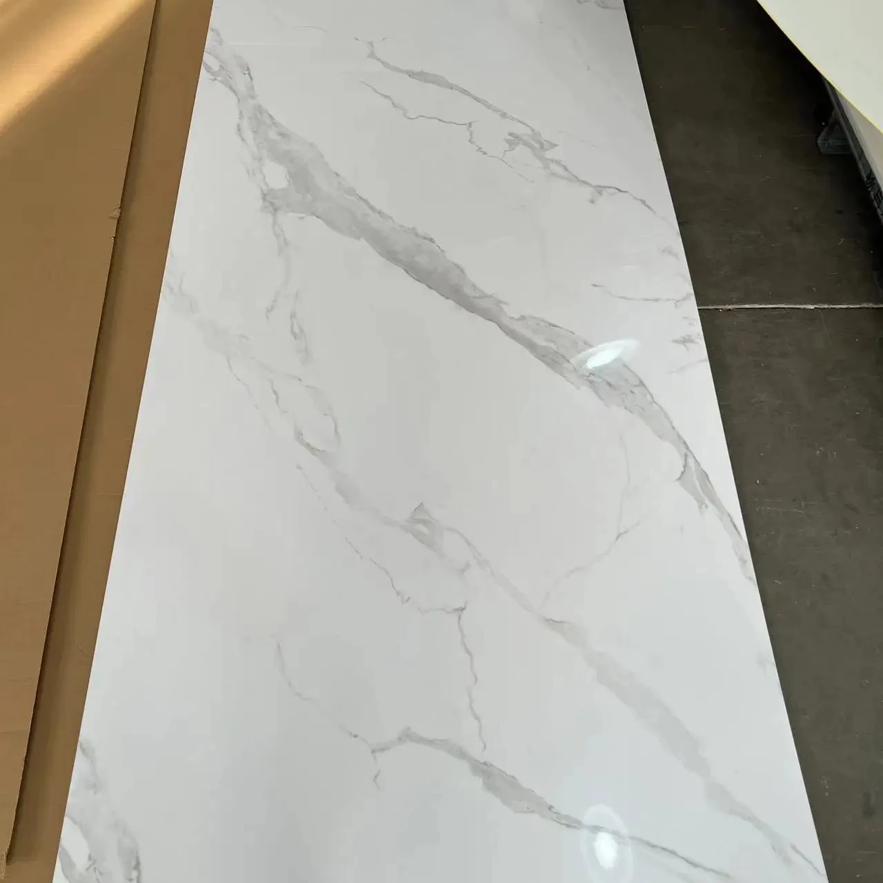 Metal Silver Film New Interior Decorative Material 5mm 8mm Thickness Bamboo Charcoal Wood substitute Veneer Wall Panel