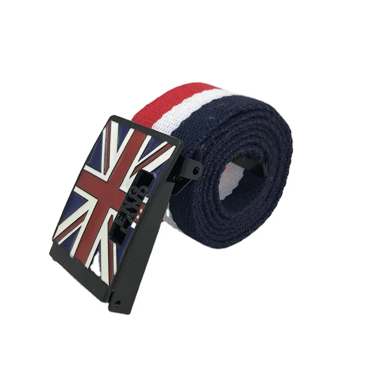 Нейлоновый холщовый мужской ремень с логотипом на заказ