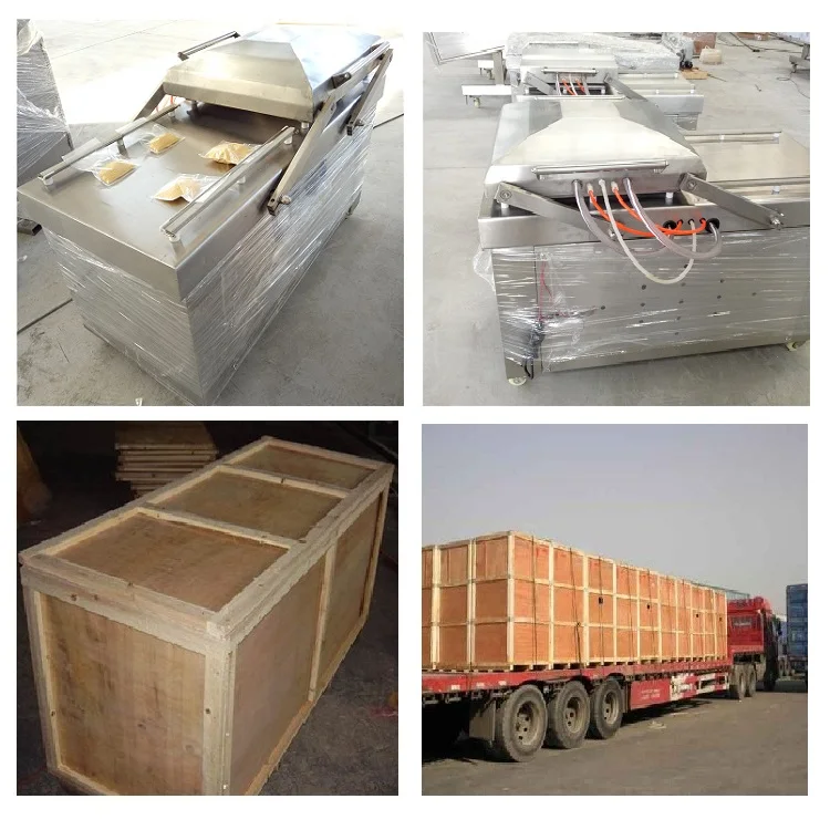 Hot sale double chamber vacuum packing machine food snack package machine