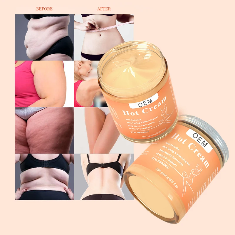Private Label Weight Loss Body Belly Burn Fat Burning Shaping Waist Hot Slimming Cellulite Slim Cream