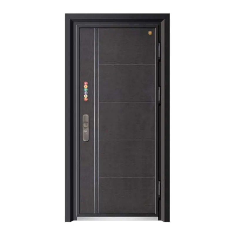 Simplicity Exterior Antithieft Security Steel Metal Entrances Door Armored Front Entry Security Doors