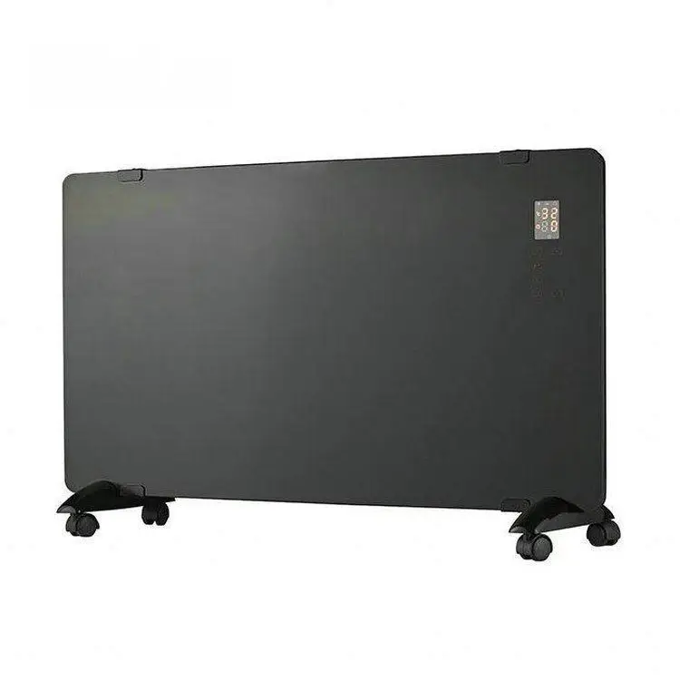 High Quality Panel Heater with Thermostat Electric Convector Heater Aluminum Heating Element Fast Heating Floor Standing 1500W