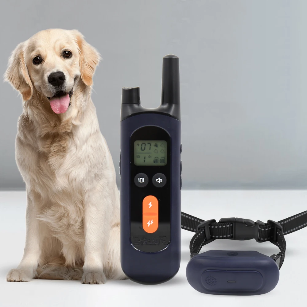 
China Pet Supplies Wholesale Electric Dog Shock Collar 100% Waterproof No Bark Collar 