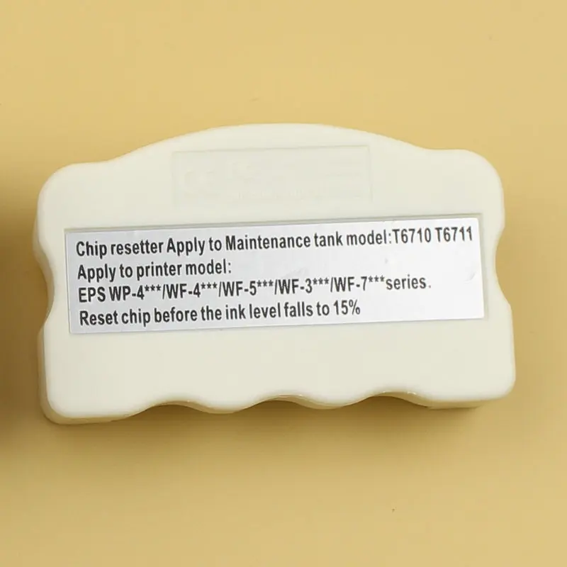 T6710 T6711 отработанных IC чип Resetter для Epson WP-4010 4015 4525 4530 4540 WF-7710 7715 7210 7110 7610 7620