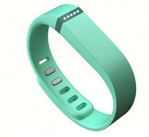 for Fitbit Flex Band Wristband Silicon Bracelet with Plastic Claps and Metal Clasp