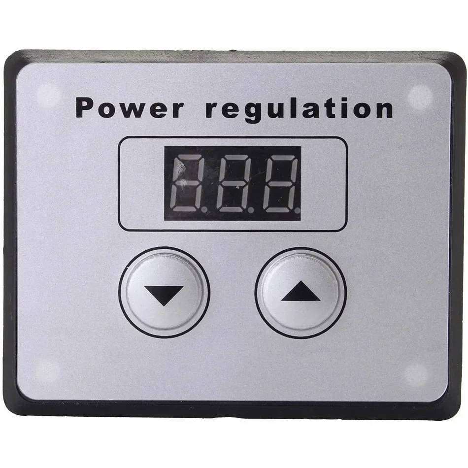 SCR Voltage Regulator Dimmer 4000W 220V AC Power Regulation Electric Motor Speed Controller Thermostat for Small Motors