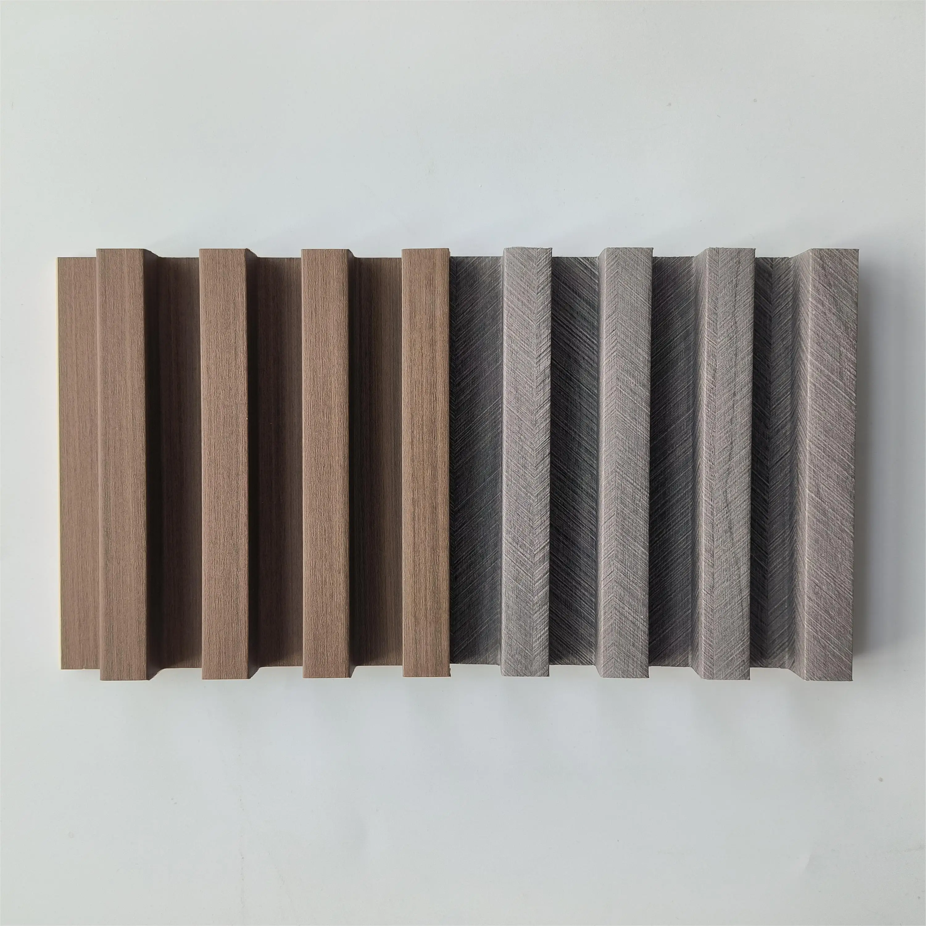 Water-proof Interior wall decor board with faux look wall cladding panel wooden plastic ceiling panel WPC wall panel