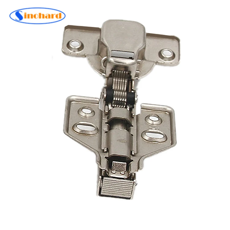 SINOHARD Cabinet Hydraulic Adjustable Mounting Concealed Hinges Soft Closing Nickel-Plated Steel Hinge