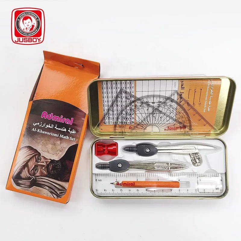 Jusboy Профессиональный компас и делитель математический набор Рисование круг Школьные Инструменты