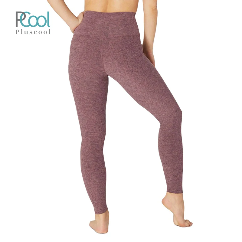 High waist buttock yoga fitness seamless leggings quick dry training pants