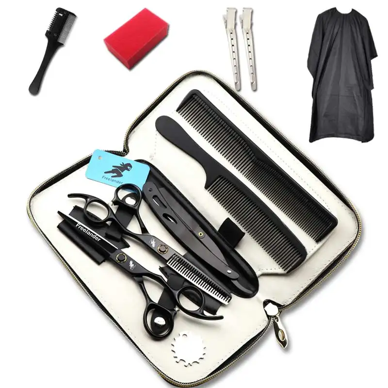 New Style Fashion 6.0 inch CZW-08  Advanced Fashion Design  Hair Brush Combs  Hair Scissor Set