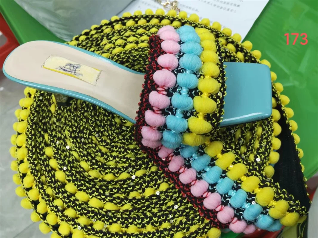 Home fax slipper female summer 3.0cm polyester cotton polyester ribbon linen slippers color Slipper ribbon