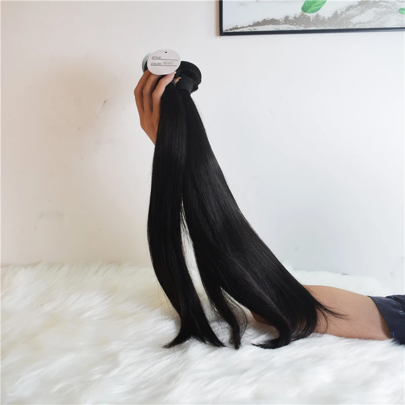 
One step the best hair vendors of mink real brazilian cuticle aligned short straight wig hair 