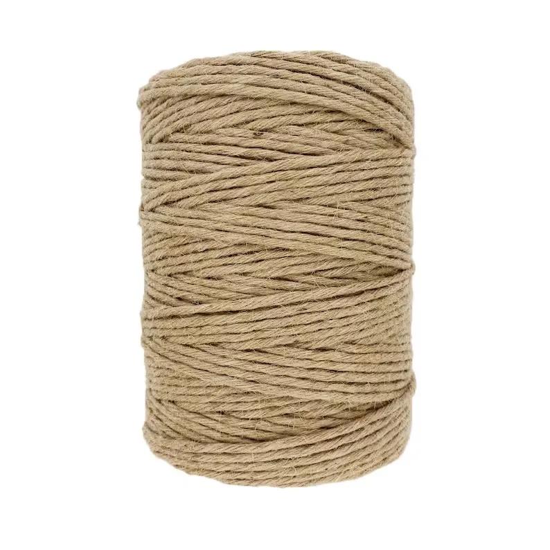 Natural Jute Twine Roll 2mm 1000ft for Packaging & Cording Needs