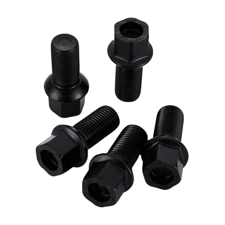 M14*1.5 wheel lug alloy steel car screw bolt  wheel bolt   jug covers for vw black coach bolts