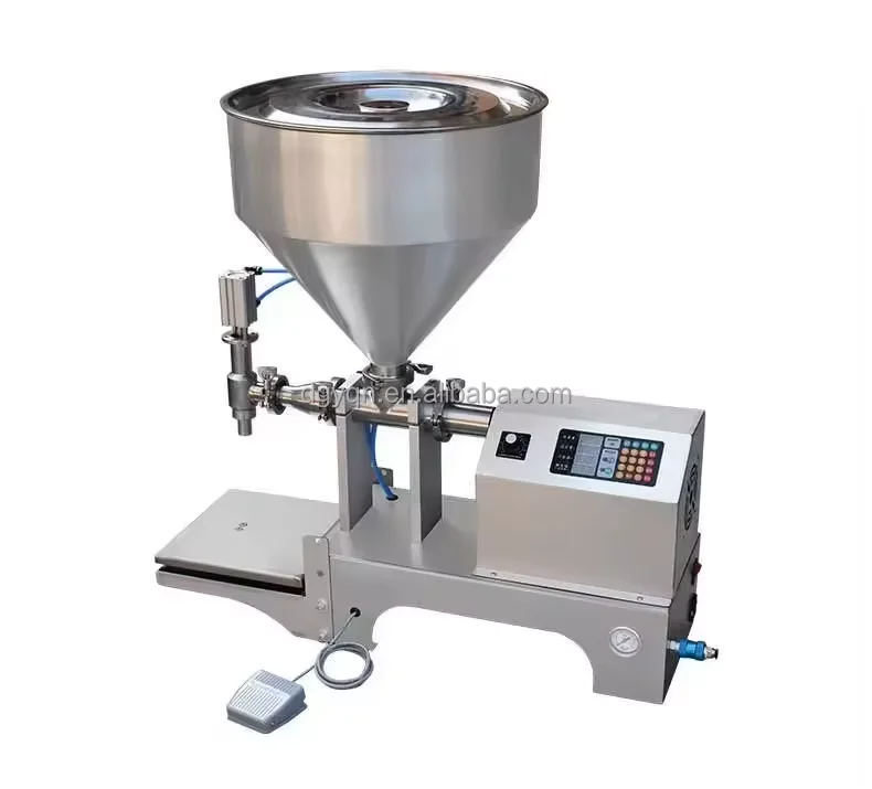 Semi-Automatic Weighing Filling Machine for Pure Water Sesame Pepper Bean Paste-for Chemical Applications Packaged Glass Vials