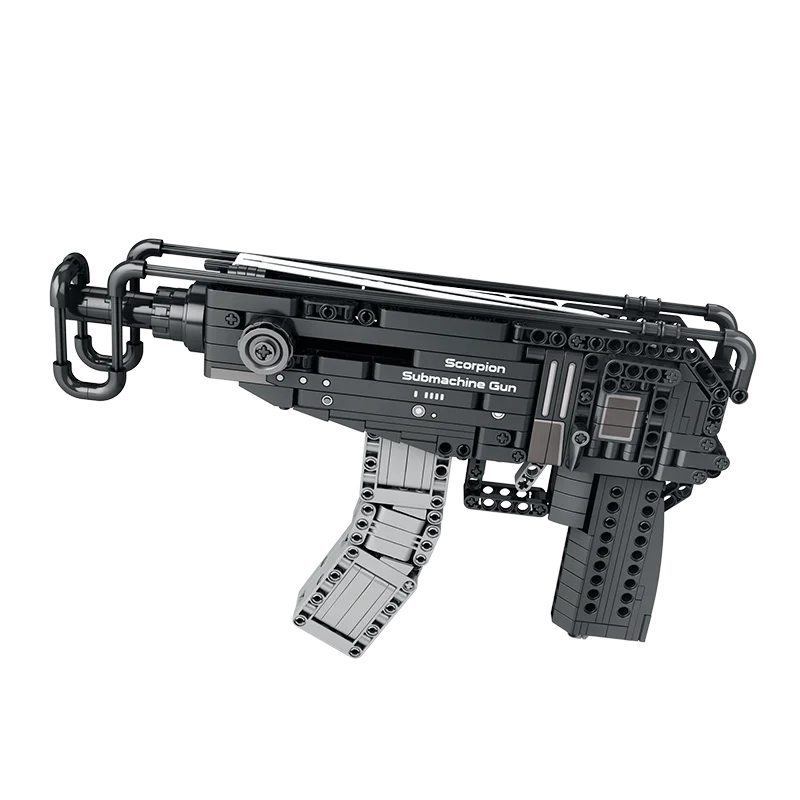 Игрушки Taolehui Reobrix 77029 566 шт. модель пистолета скорпиона строительная игрушка Лидер продаж блоки для активного отдыха
