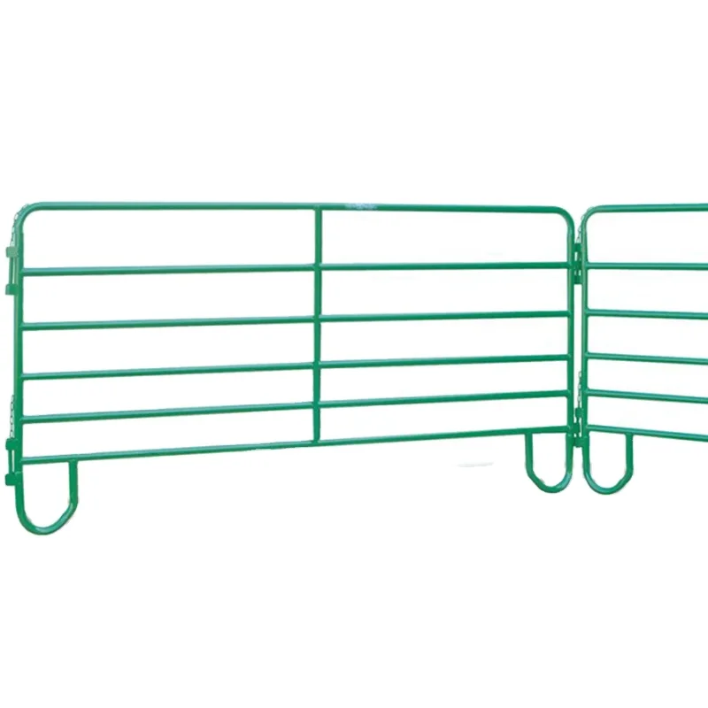 High quality standard hot dipped galvanized flexible horse fence non climb american horse panels 12 feet with gates