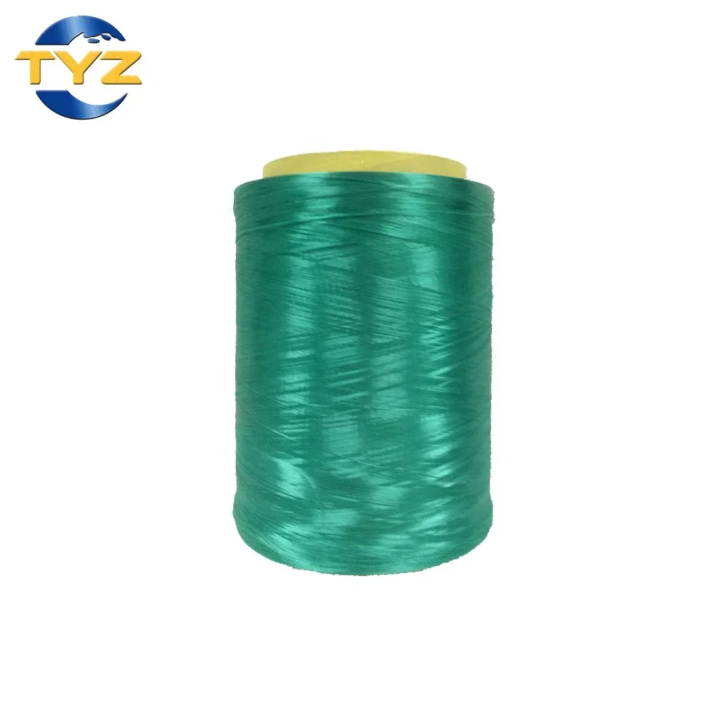 UHMWPE or HPPE coloured colored  yarn  colorful fiber for braided fishing lines