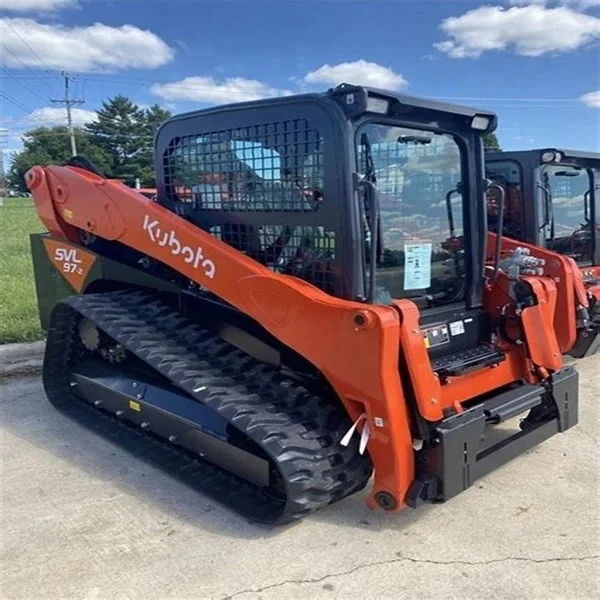 We Supply High Quality Kubota SVL 97-2  Skid Steer Loader With Strong Power Compact 1000kg  With Attachment Now On Discount Sale