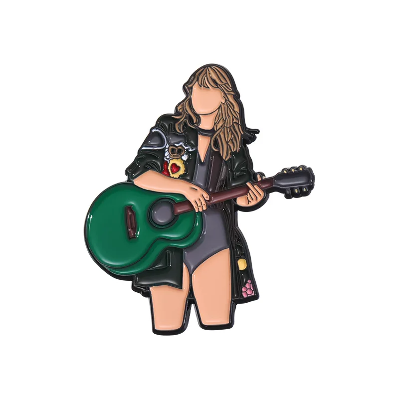 Taylor Singer Enamel Pins TS Merch Cute Pins Backpack Brooch Lapel Pins Aesthetic Badge for Fans Gift Fashion Jewelry Brooches