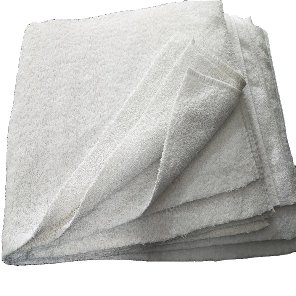 Disposable cotton towel rags industry standards textile waste white towel rags