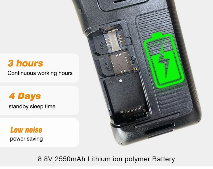 Портативный билет на автобус Android 8 POS терминал 2 + 16G NFC считыватель с принтером R330C