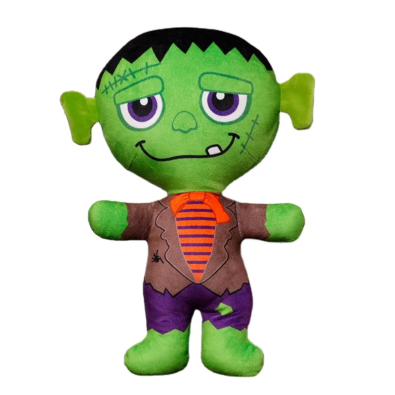 30cm Cartoon Character Frankenstein Zombie Ghost Pumpkin Dracula Doll Gothic Plush Stuffed Toy Horror Movie Items For Halloween