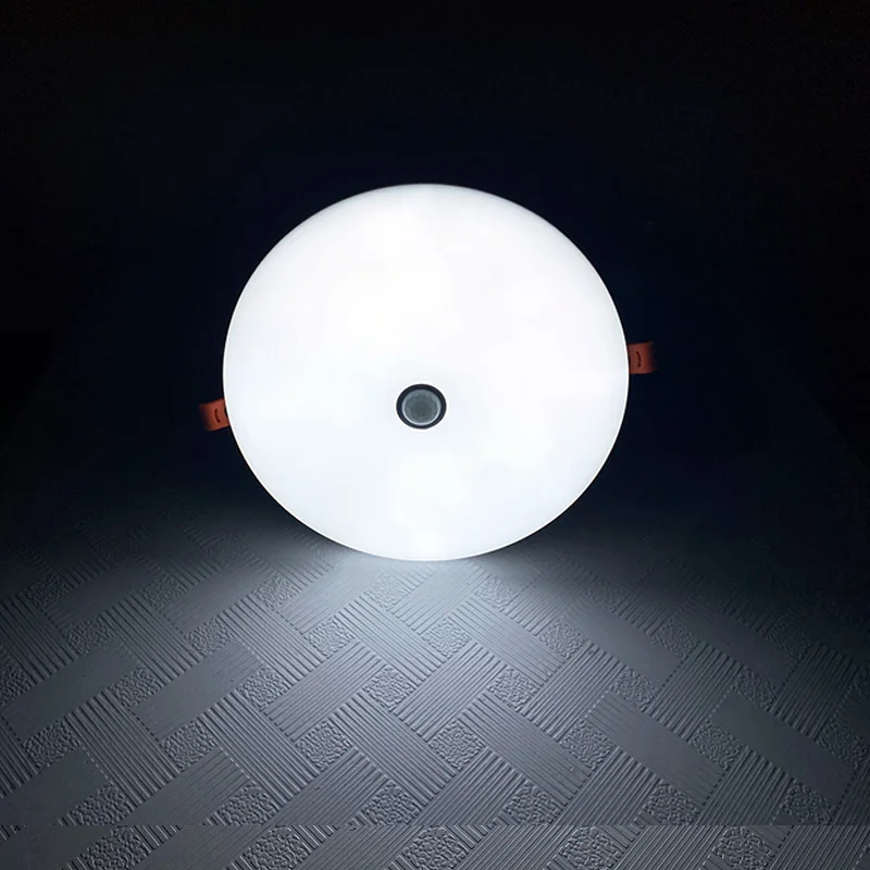 Factory Direct Round Indoor Recessed Ceiling Light motion sensor 9 10 18 24 36 48W Frameless LED Panel Light