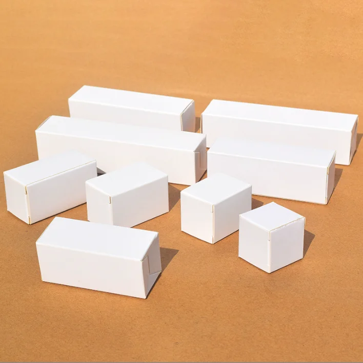 Wholesale Custom Paper Cardboard Box Package with Printing White Paper Box for Roller Bottle