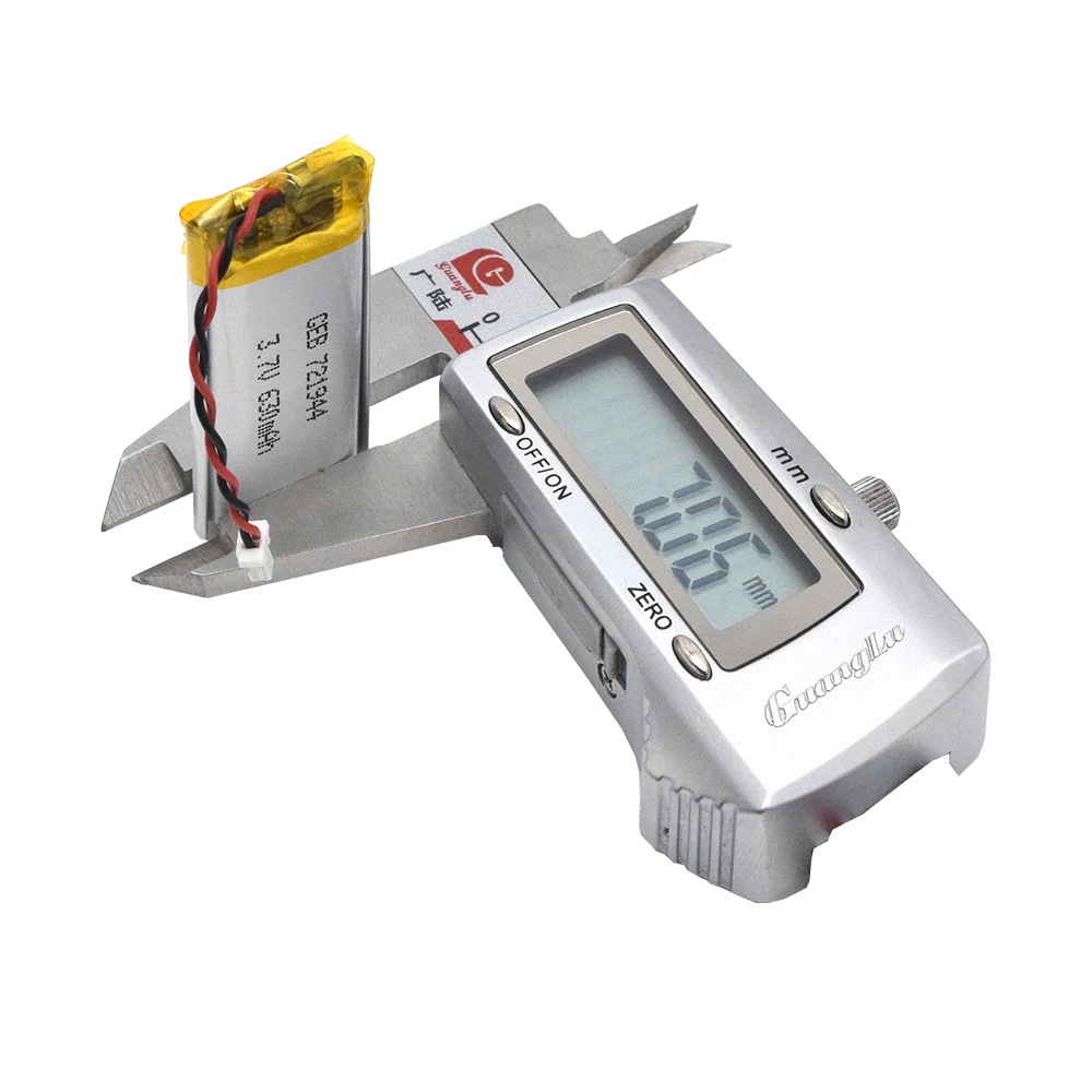 Оптовая продажа 3 7 v Номинальное напряжение 630 мАч литий-полимерный аккумулятор 721944 размер термоусадочная трубка литий-полимерная аккумуляторная батарея с защитой PCB