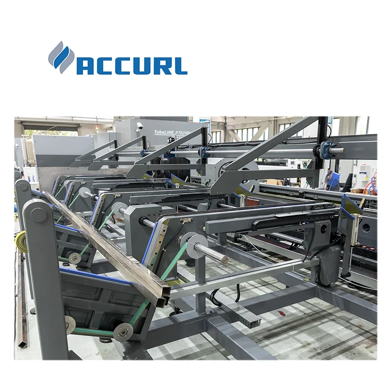 ACCURL Fiber Laser Metal Tube Cutting Machine Cutting Stainless Metal Copper Stainless Steel Carbon Steel Pipe