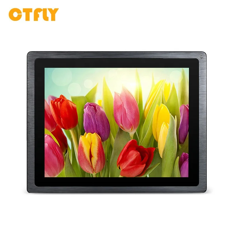 CTFLY 15 inch Frameless 1000 Nits Embedded Industrial Capacitive Touch Screen Monitor Waterproof LCD Monitor