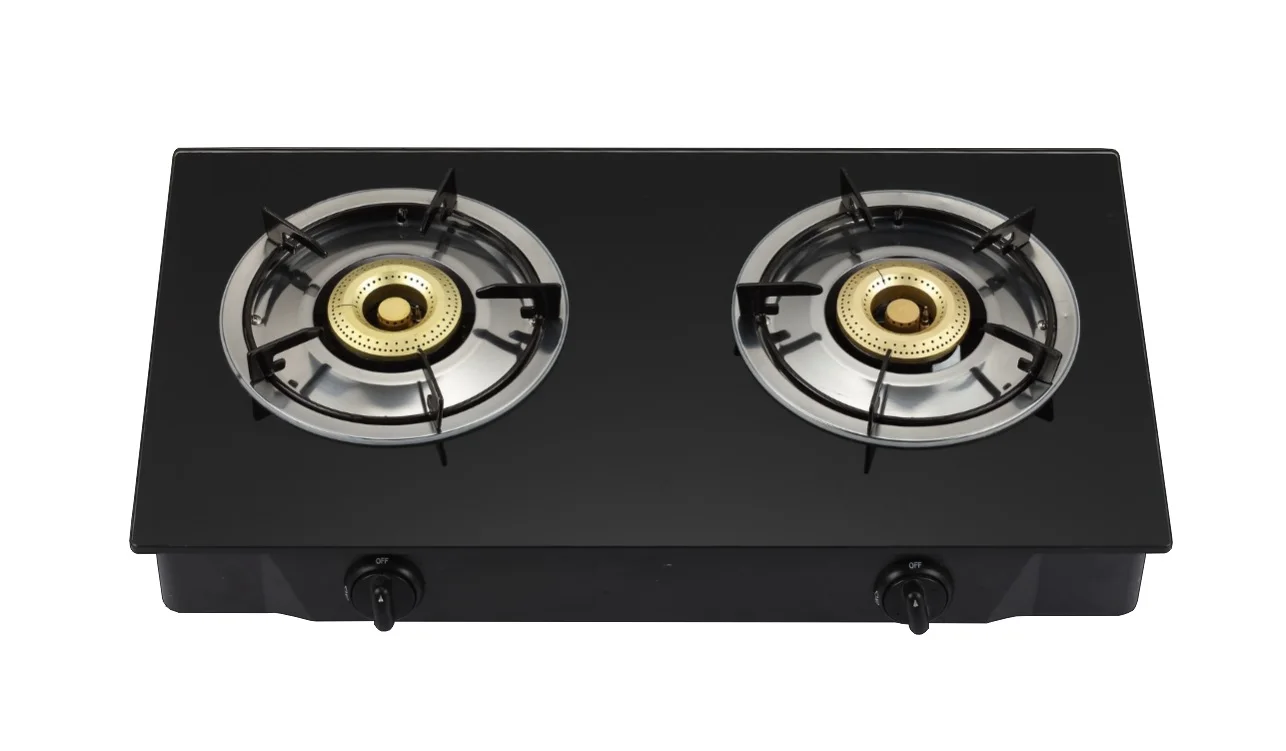 2020 Hot Sale Glass Top 3 Burner Table Gas Stove